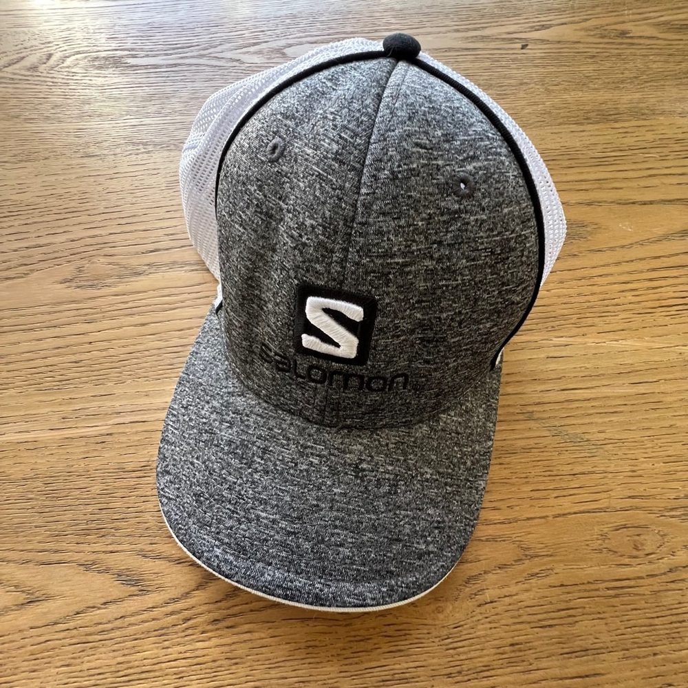 Men's Salomon Gray & White Hat OSFA